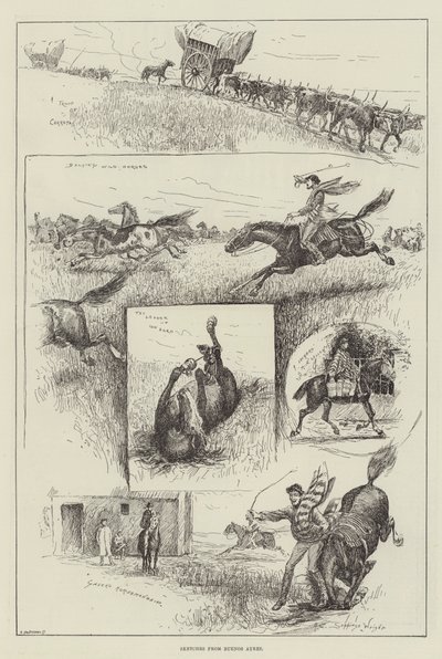 Schetsen uit Buenos Ayres door Henry Charles Seppings Wright